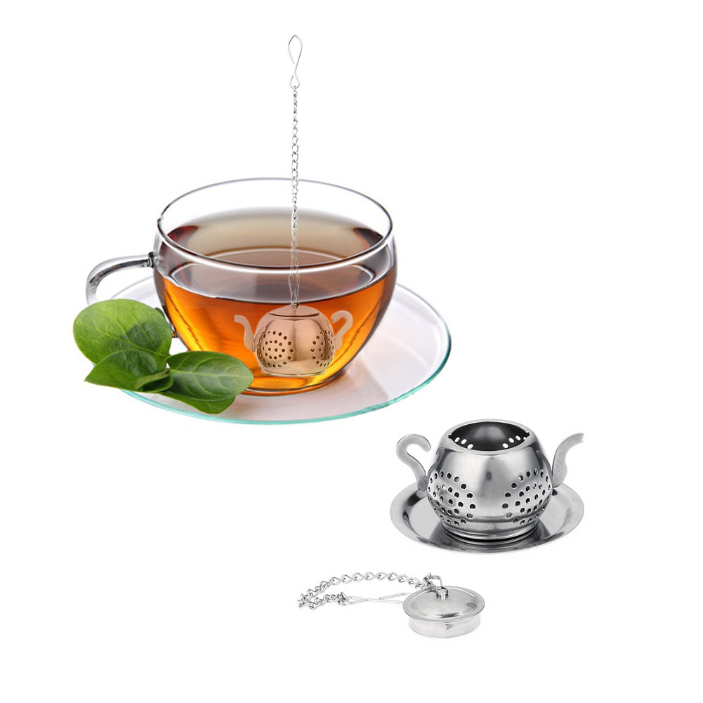 Stainless steel 304 teapot type tea strainer tea tea set tea filter
