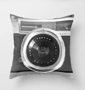 MUXUAN EBay Amazon Muxuan Aliexpress Explosion 3D Printing Camera Pillow Covers Super Soft Cushion Cover