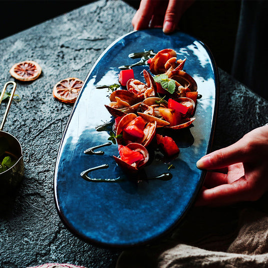 Assiette de sushi sashimi assiette de collation assiette plate