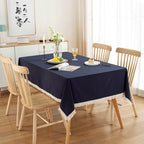 All Cotton Washed Cotton Tassel Coffee Table Cloth Table Cloth