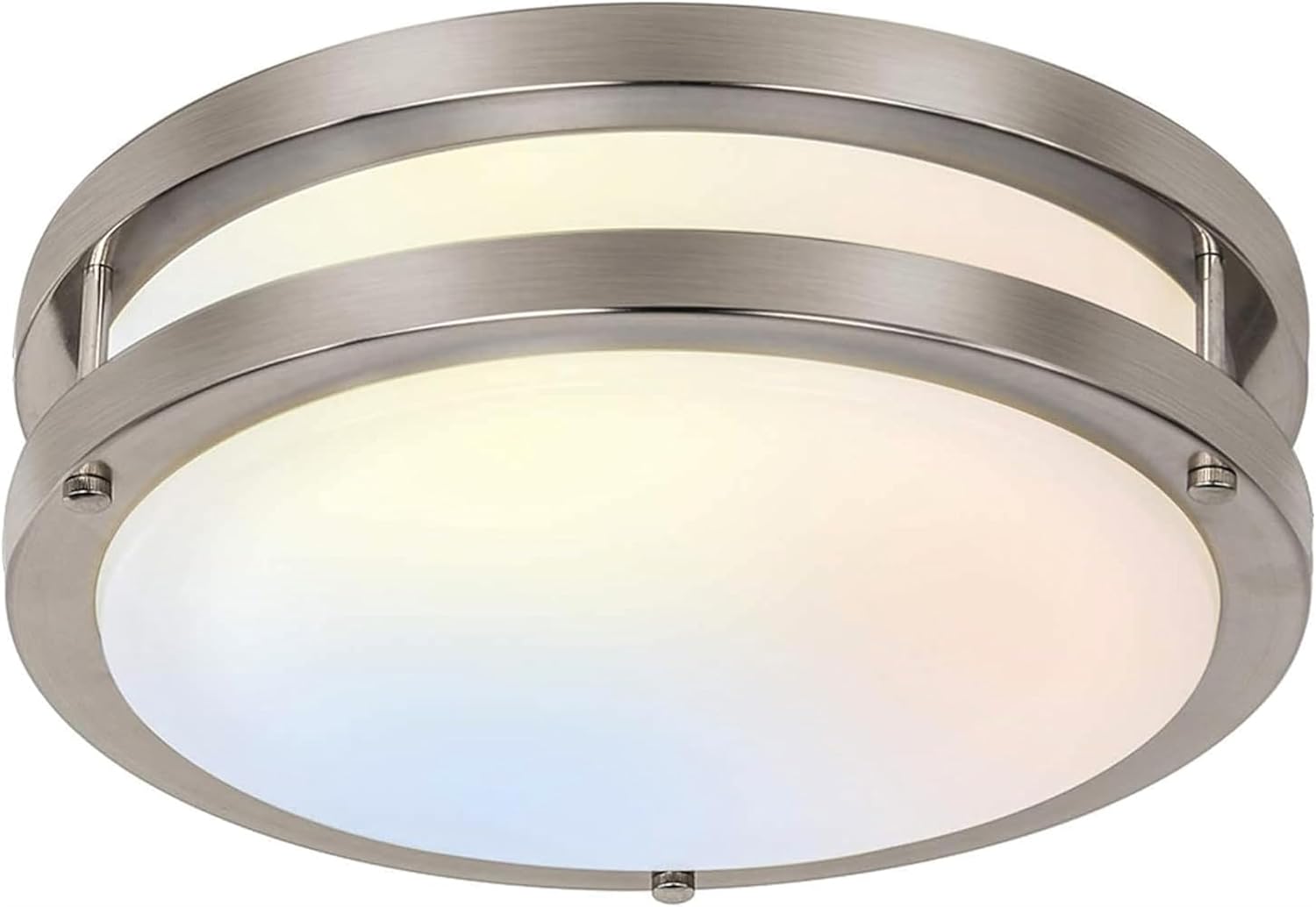 13 inch Flush Mount LED Ceiling Light Fixture, 2700K/3000K/3500K/4000K/5000K Adjustable Ceiling Lights, Oil Rubbed Bronze Saturn Dimmable Lighting for Hallway Bathroom Kitchen or Stairwell, ETL Listed - Grand Goldman
