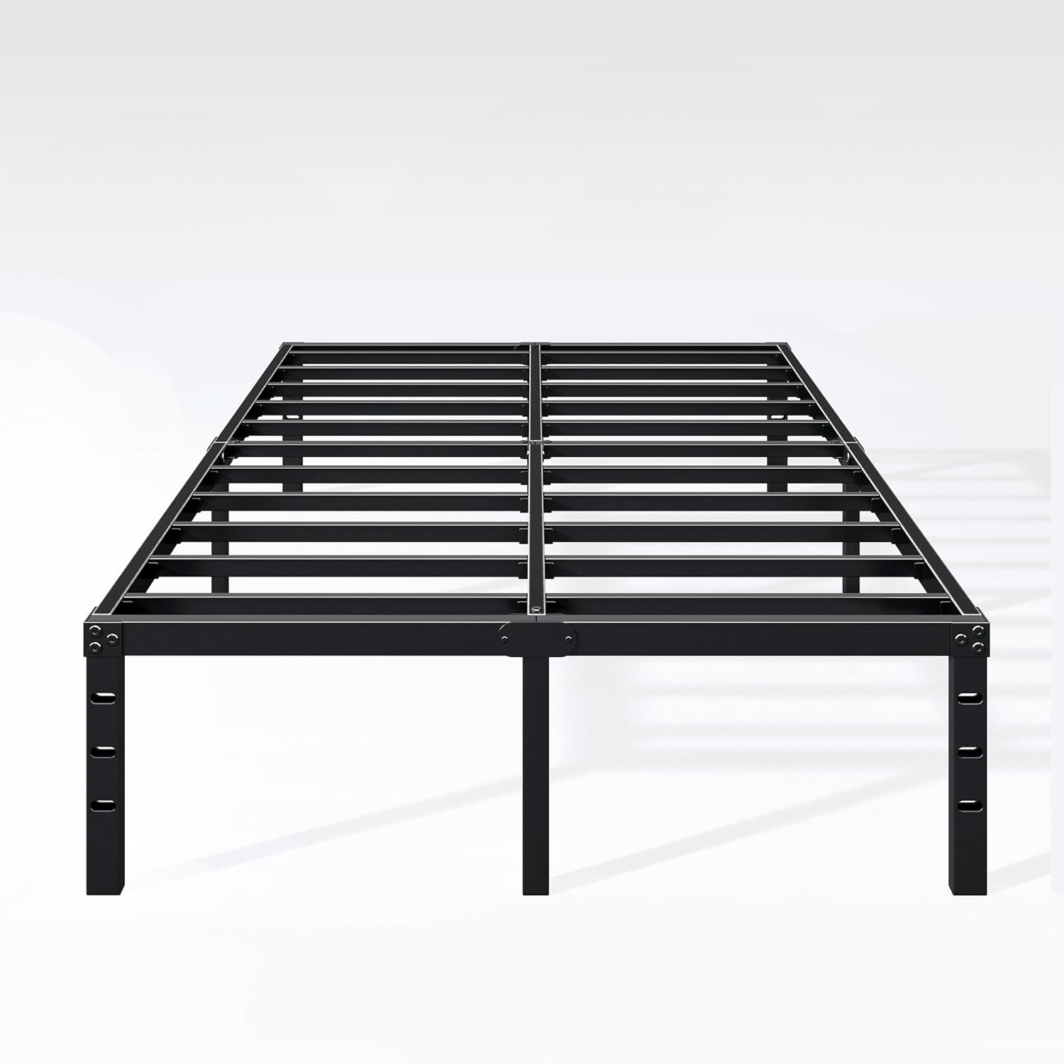 14 Inch Twin Bed Frame - Sturdy Platform Bed Frame Metal Bed Frame No Box Spring Needed Heavy Duty Twin Size Bed Frame Easy Assembly Strong Bearing Capacity, Under Bed Storage - Grand Goldman