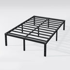 14 Inch Twin Bed Frame - Sturdy Platform Bed Frame Metal Bed Frame No Box Spring Needed Heavy Duty Twin Size Bed Frame Easy Assembly Strong Bearing Capacity, Under Bed Storage - Grand Goldman