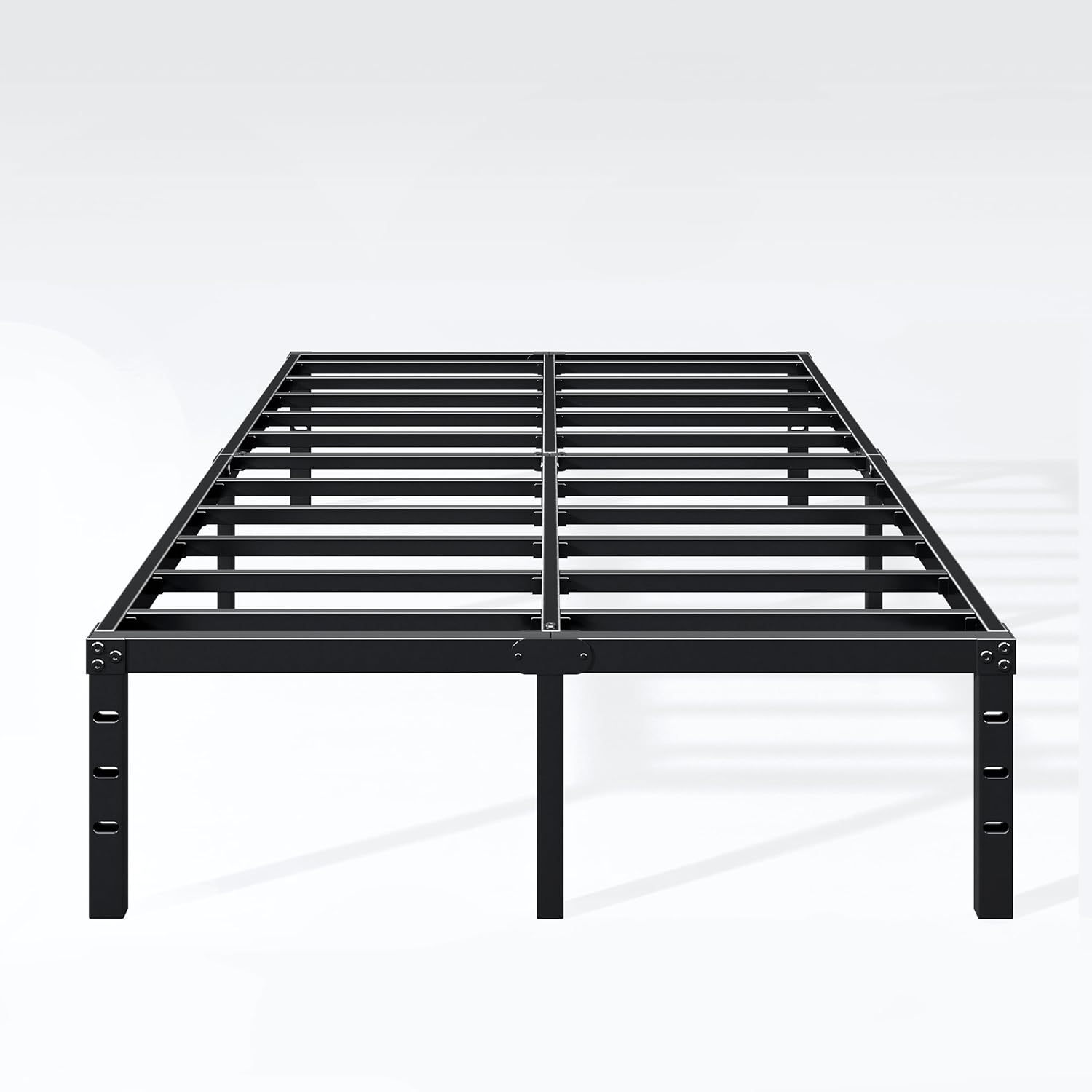 14 Inch Twin Bed Frame - Sturdy Platform Bed Frame Metal Bed Frame No Box Spring Needed Heavy Duty Twin Size Bed Frame Easy Assembly Strong Bearing Capacity, Under Bed Storage - Grand Goldman