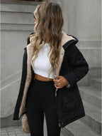 Aveloria Fashion Loose Casual Versatile Hooded Zip-Up