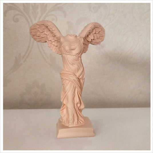 14cm High Resin Victory Statuette In Nordic Style - Grand Goldman