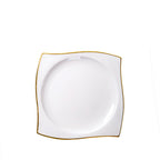 Bone China Special-shaped Western Dinner Plate