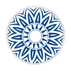 Fringed beach towel round bath towel beach towel