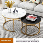 Coffee Table Living Room Creative Round Suit Wrought Iron Tea Table