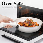 15Pcs Pots and Pans Set Non Stick, Cookware Sets with Detachable Handle, Nonstick RV Kitchen Cooking Set Removable Handles, Oven Safe, Induction Fast, Stackable Non-stick Set, Black - Grand Goldman