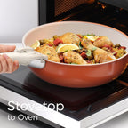 15Pcs Pots and Pans Set Non Stick, Cookware Sets with Detachable Handle, Nonstick RV Kitchen Cooking Set Removable Handles, Oven Safe, Induction Fast, Stackable Non-stick Set, Black - Grand Goldman