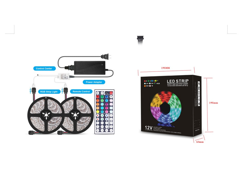 LED Strip Light RGB 5050 - Grand Goldman
