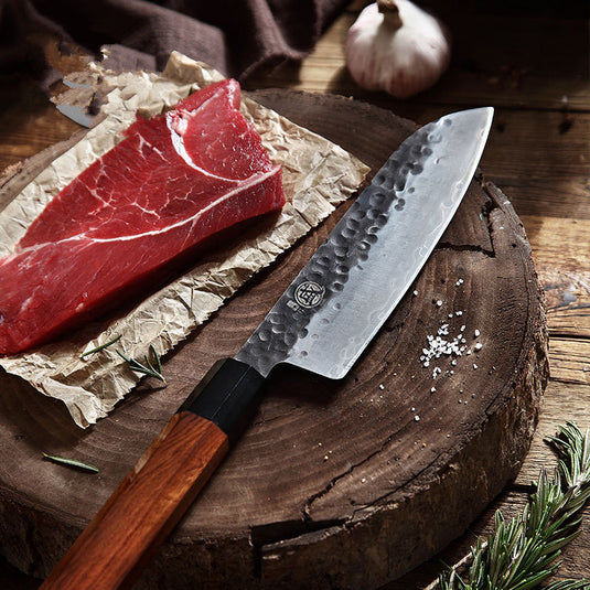 Couteau de Chef, couteau de cuisine pour fruits ménagers, forgé à la main