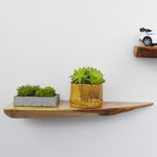 Étagère murale en bois massif Étagère à fleurs Étagère de séparation Étagère