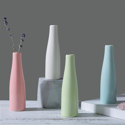 Arrangement de fleurs, petit Vase en céramique classique créatif Simple