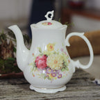 European Style Bone China Single Pot Large Teapot