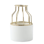 Vaso in ceramica INS Fioriera Vaso piccolo in ferro battuto