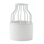 Vaso in ceramica INS Fioriera Vaso piccolo in ferro battuto