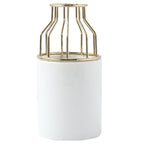 Vaso in ceramica INS Fioriera Vaso piccolo in ferro battuto