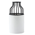 Vaso in ceramica INS Fioriera Vaso piccolo in ferro battuto