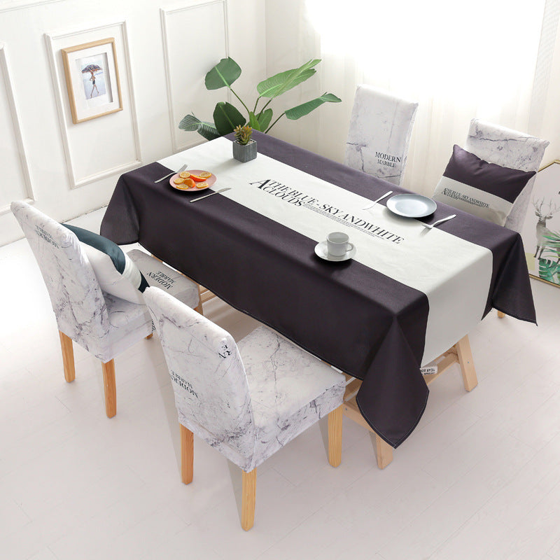 Cotton Linen Waterproof Disposable Rectangular Coffee Table Table Mat Tablecloth