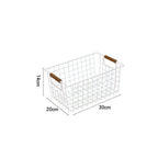 Wrought Iron Storage Basket Kitchen Furniture Sundries Storage Basket