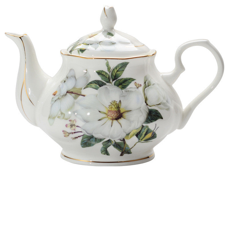 New British Bone China Coffee Pot European Style Afternoon Tea