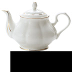 New British Bone China Coffee Pot European Style Afternoon Tea