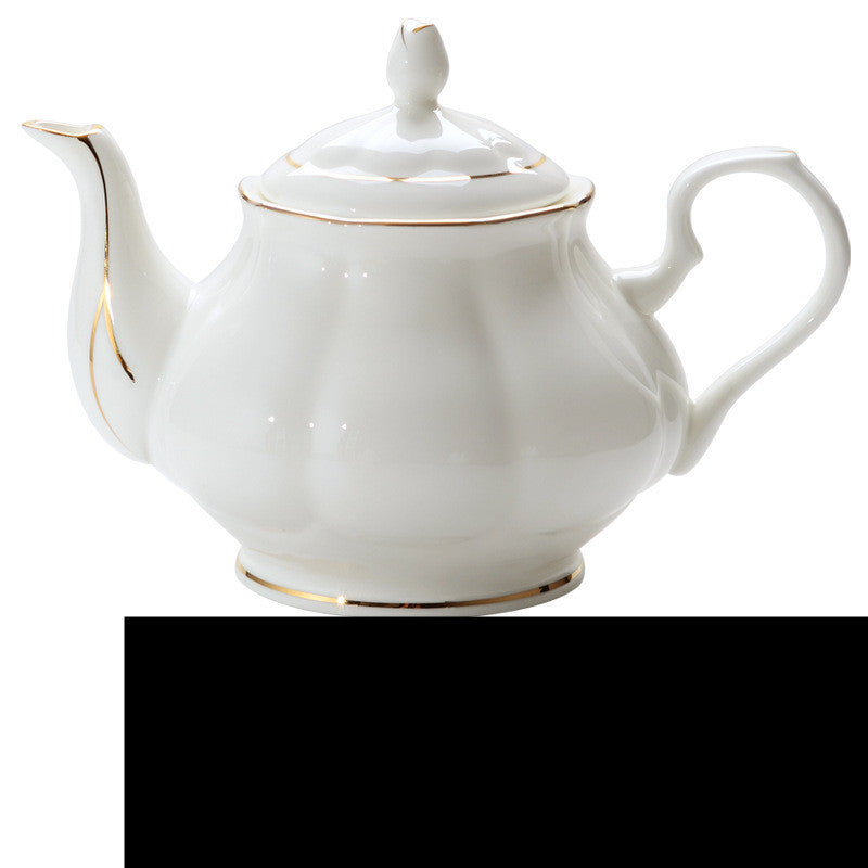 New British Bone China Coffee Pot European Style Afternoon Tea