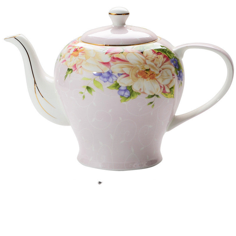 New British Bone China Coffee Pot European Style Afternoon Tea