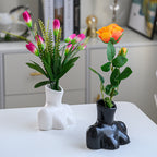 Vaso in ceramica arte nordica busto femminile vaso arte del corpo