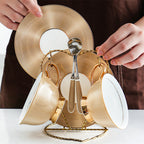 European Creative Phnom Penh Silver Edge Bone China Coffee Ceramic American Afternoon Tea Cup