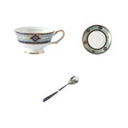 European-Style Bone China Hotel Coffee Cup And Saucer Set Flower Teapot British Afternoon Tea Cup Gift Box Customized Logo Gift