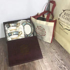 European-Style Bone China Hotel Coffee Cup And Saucer Set Flower Teapot British Afternoon Tea Cup Gift Box Customized Logo Gift
