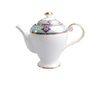 European-Style Bone China Hotel Coffee Cup And Saucer Set Flower Teapot British Afternoon Tea Cup Gift Box Customized Logo Gift