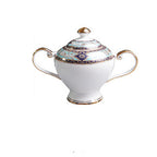 European-Style Bone China Hotel Coffee Cup And Saucer Set Flower Teapot British Afternoon Tea Cup Gift Box Customized Logo Gift