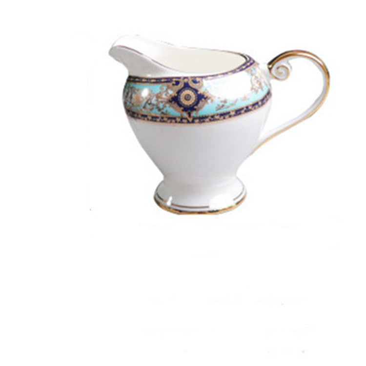 European-Style Bone China Hotel Coffee Cup And Saucer Set Flower Teapot British Afternoon Tea Cup Gift Box Customized Logo Gift