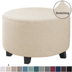 Low Stool Cover Ottoman Protective Cover Elastic Full Cover Sofa Pedal Cover Sofa Cover