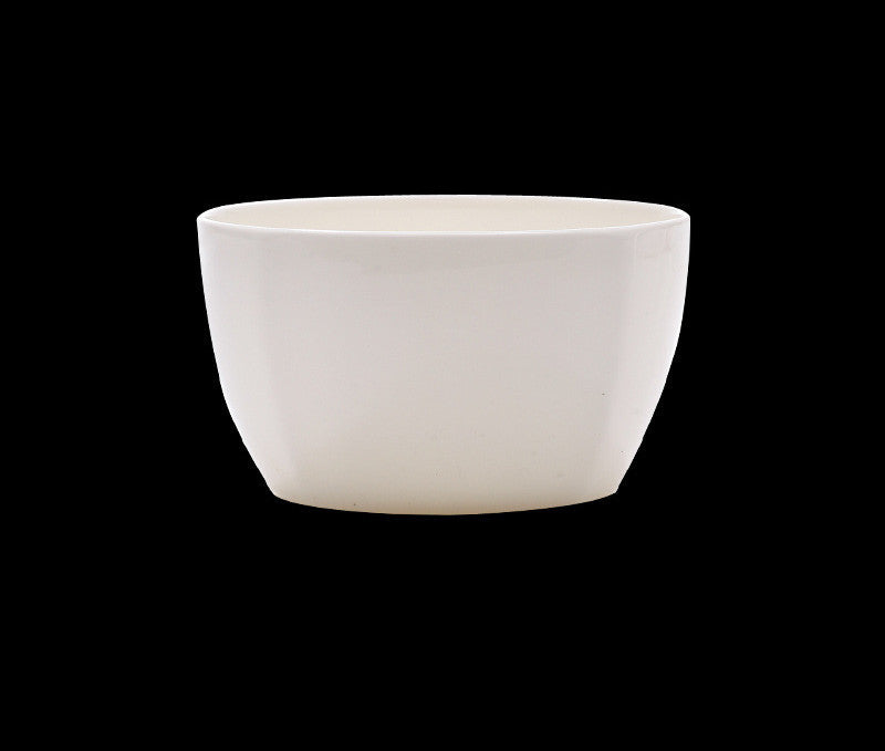 Jingdezhen Bone China Tableware Household High-Footed Eating Bowl Anti-Scalding 6-Inch Noodle Bowl 8-Inch Dinner Plate Large Soup Pot And Dish