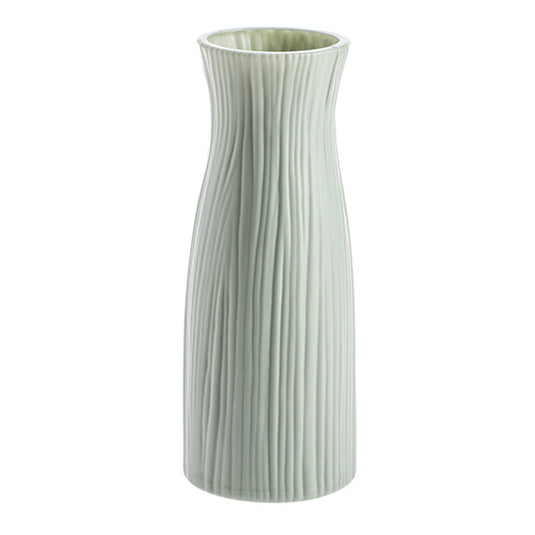 Ceramic Vase Creative Nordic Plastic Morandi Living Room Decoration Glass Vase Hydroponic Creative Vase Wholesale