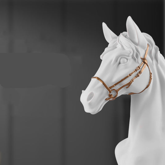 Nordic Style Creative Art Horse Sculpture Decoration Modern