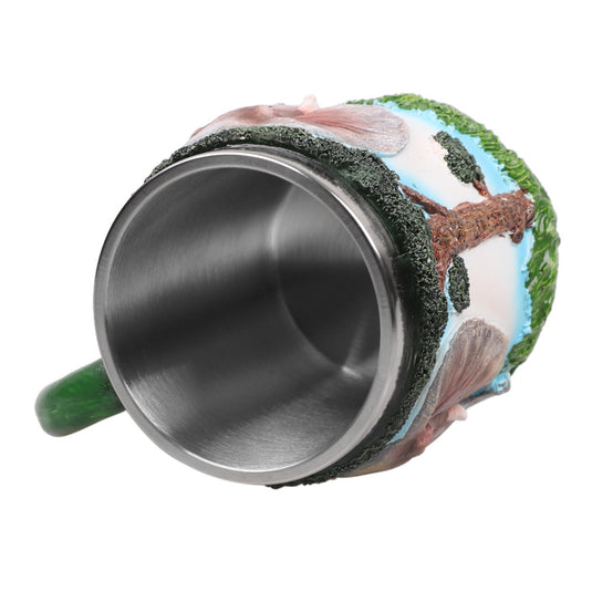 Stainless Steel Liner Coffee Cup Anchor Beer Mug With Hook Sailor Mug Drink Cup