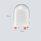 Birdcage Cosmetic Storage Box Beauty Egg Transparent Dustproof Makeup Sponge Organizer Minimalist Creative Home Office