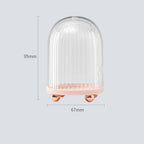 Birdcage Cosmetic Storage Box Beauty Egg Transparent Dustproof Makeup Sponge Organizer Minimalist Creative Home Office