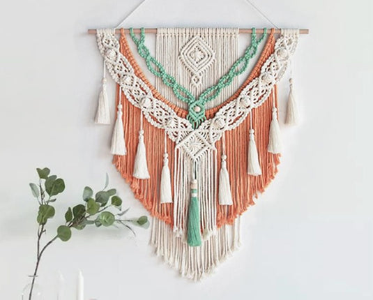 Woven Tapestry Tassel Handmade Material Package Diy Bedside Sofa Background Wall Decoration Bohemian Table Wall Hanging