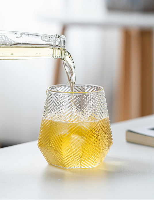 Transparent Home Drinking Cup  Whiskey Glass