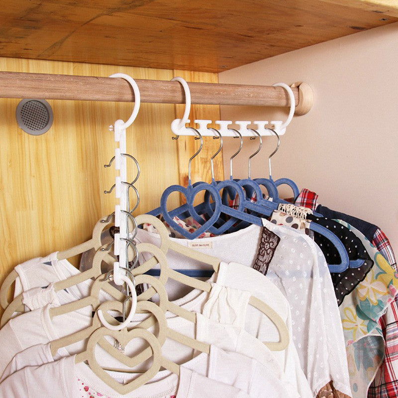 Multifunktionel foldbar vindafvisende tøjstativ garderobeskab opbevaring tøjstativ tørrestativ magisk tøjstativ 8 stk.