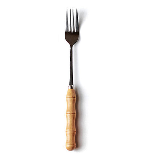 Western steak, knife, fork and spoon