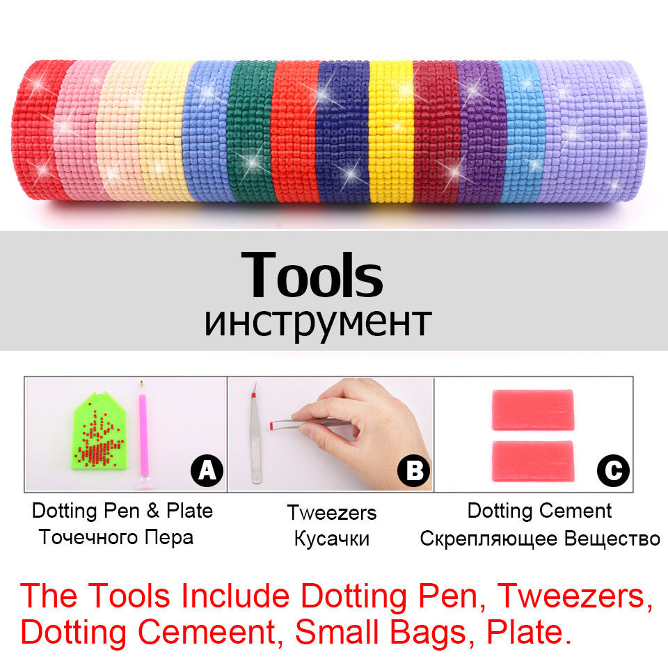 Diamond Embroidery Cartoon Princess  Diamond Painting Cross Stitch