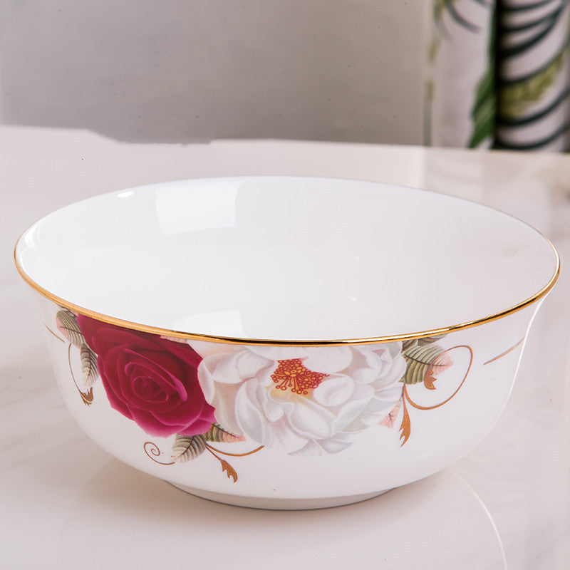 Household Japanese Bone China Ceramic Bowl